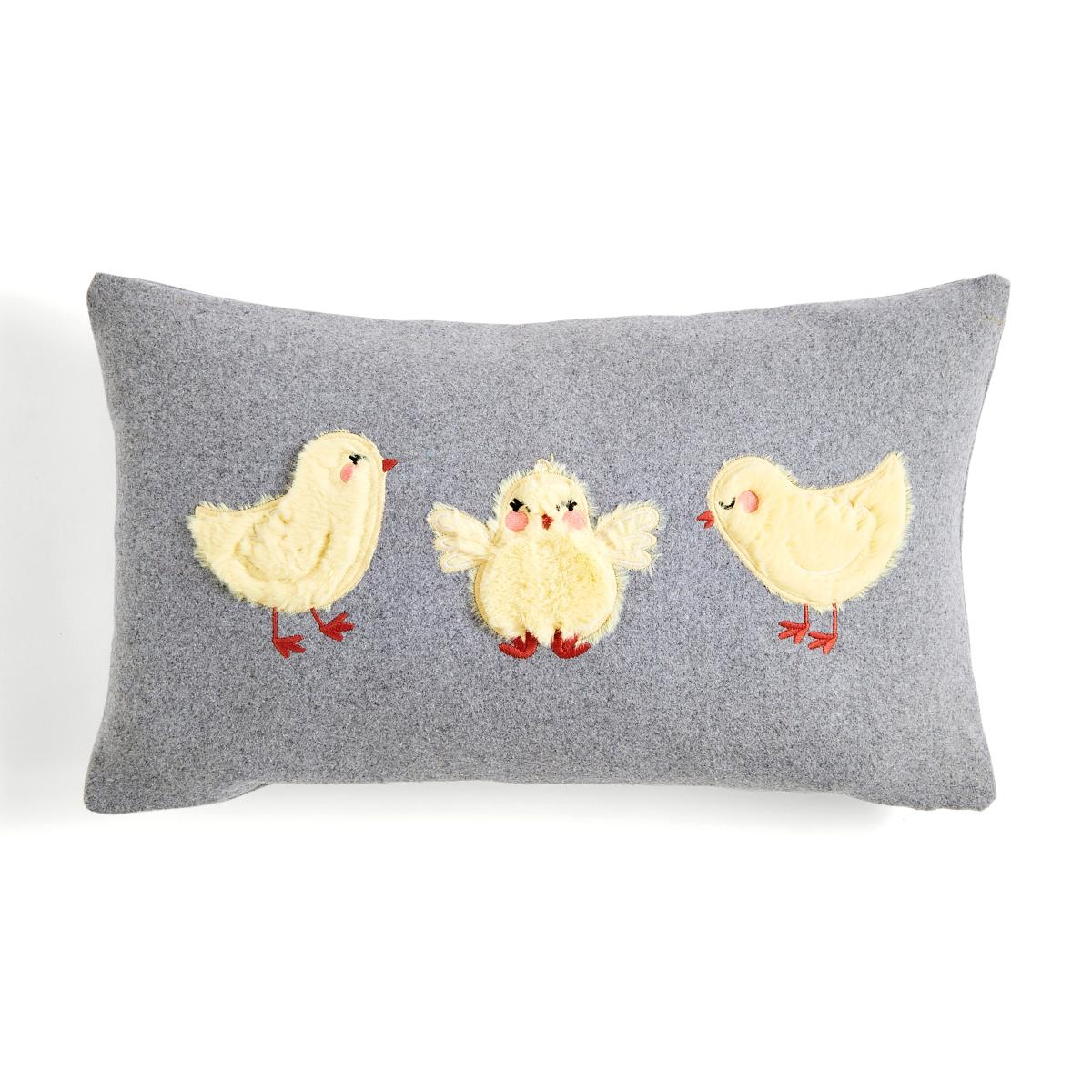 Easter Chick Cushion 30x50 Grey – image 2