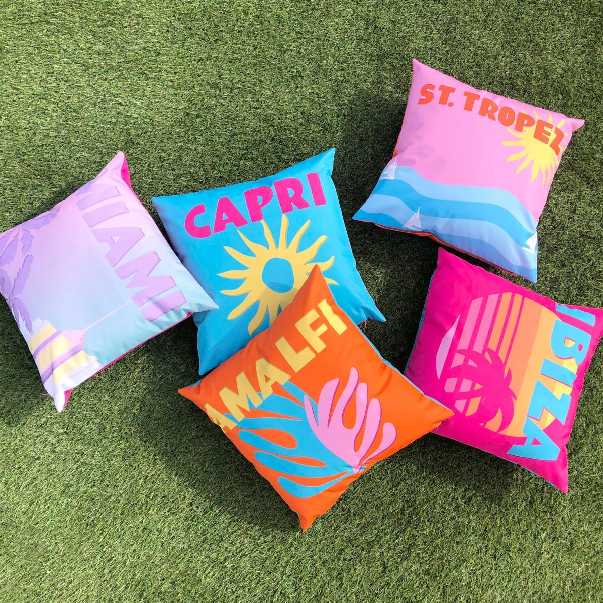 furn. Capri Outdoor Cushion MultiColoured – image 5