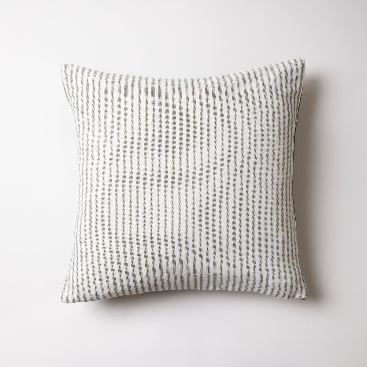 Cotton Velvet Cushion Olive – image 4