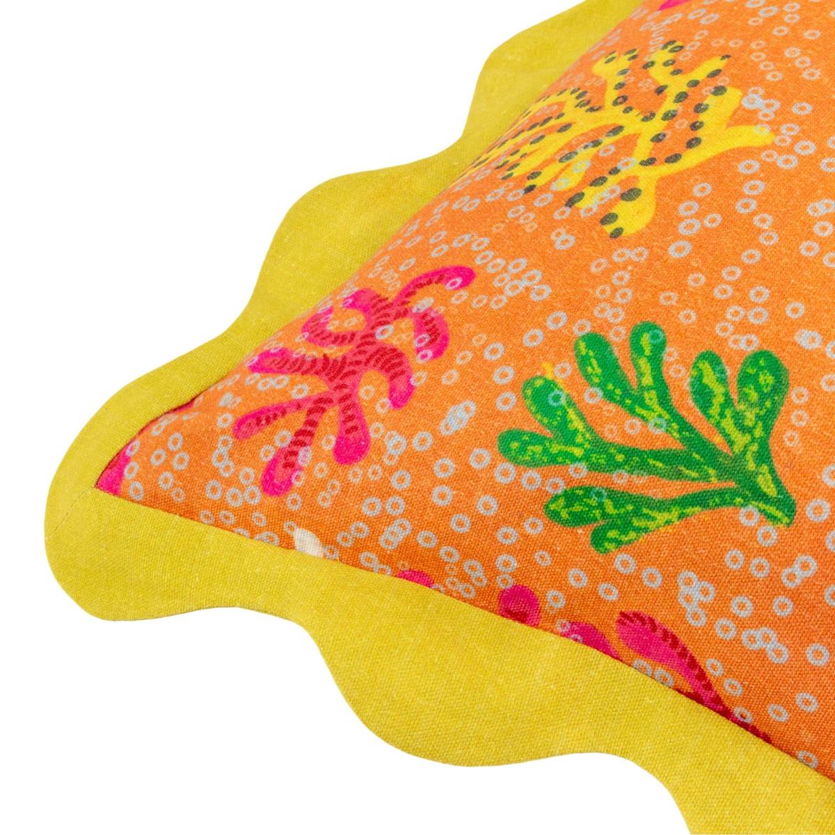 Coral Cushion Yellow – image 4