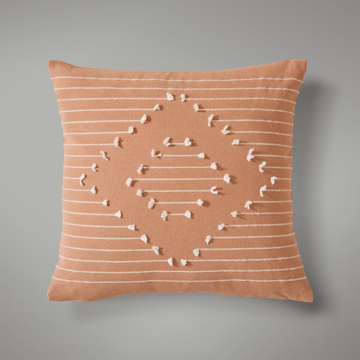 Global Diamond Cushion Cover Terracotta – image 2