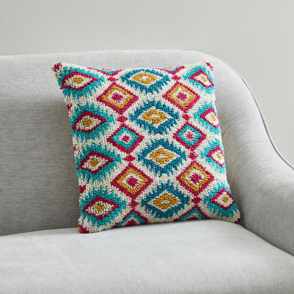 Brights Multicoloured Cushion MultiColoured – image 4