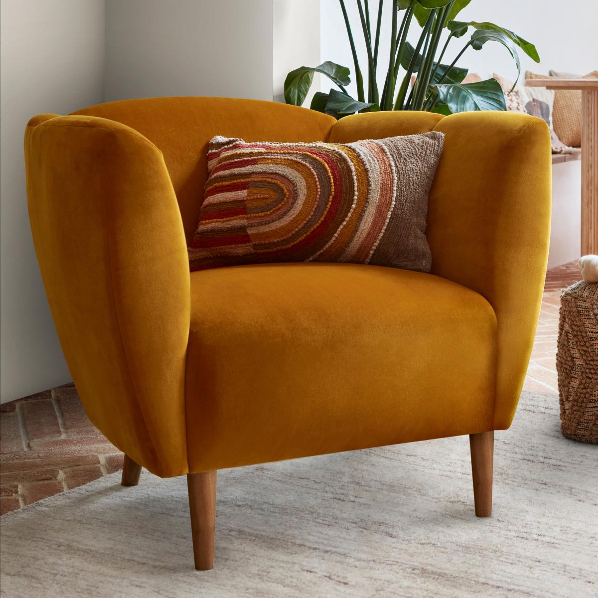 Artisan Rainbow Cushion Yellow/Red/White – image 6
