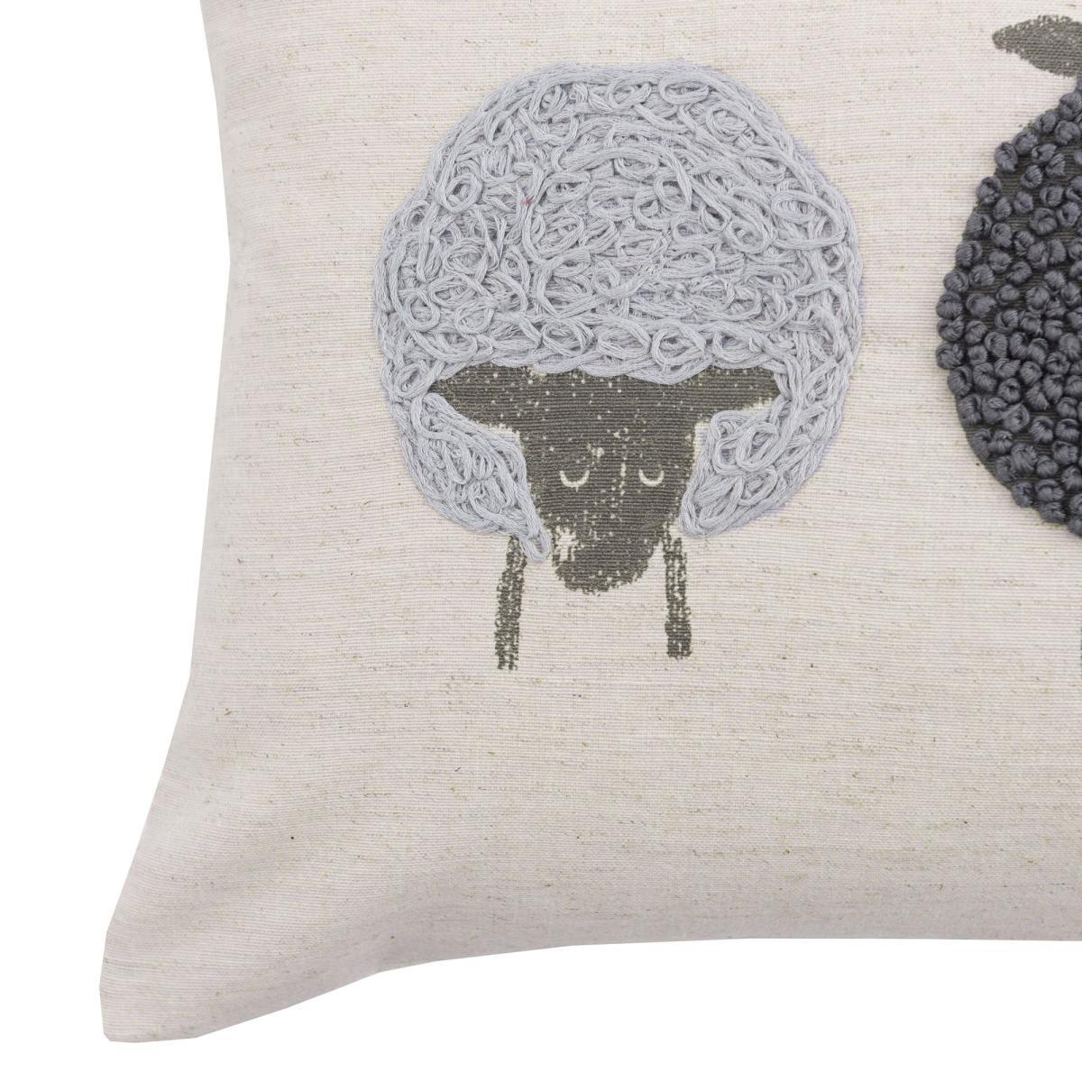Rectangular Sheep Cushion Natural – image 3