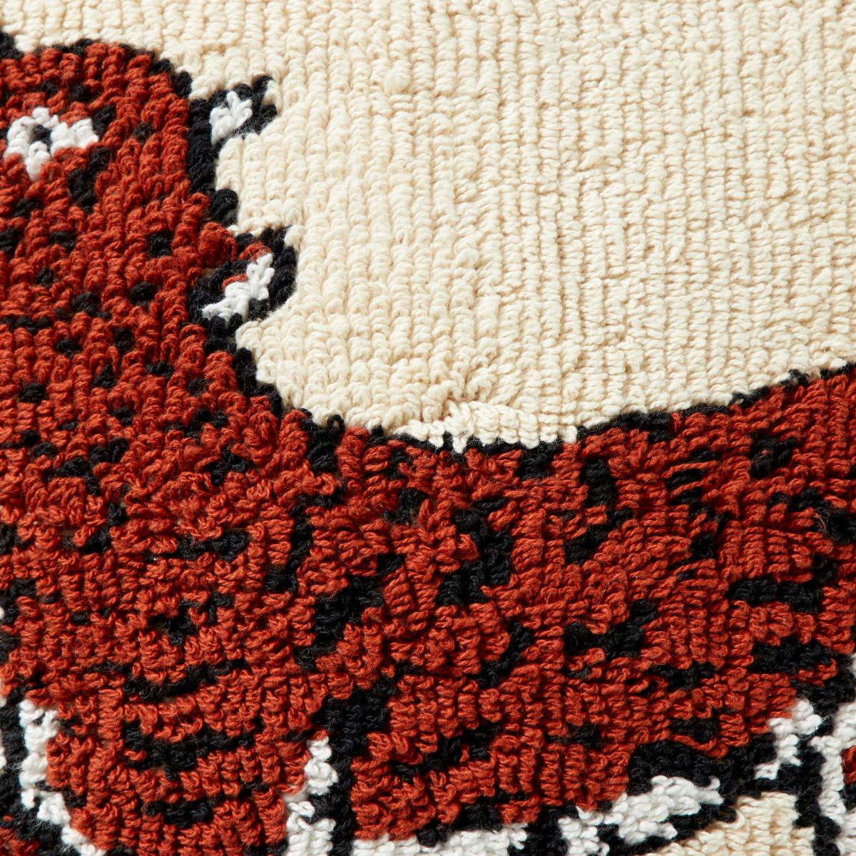 Tufted Tiger Cushion Brown – image 3
