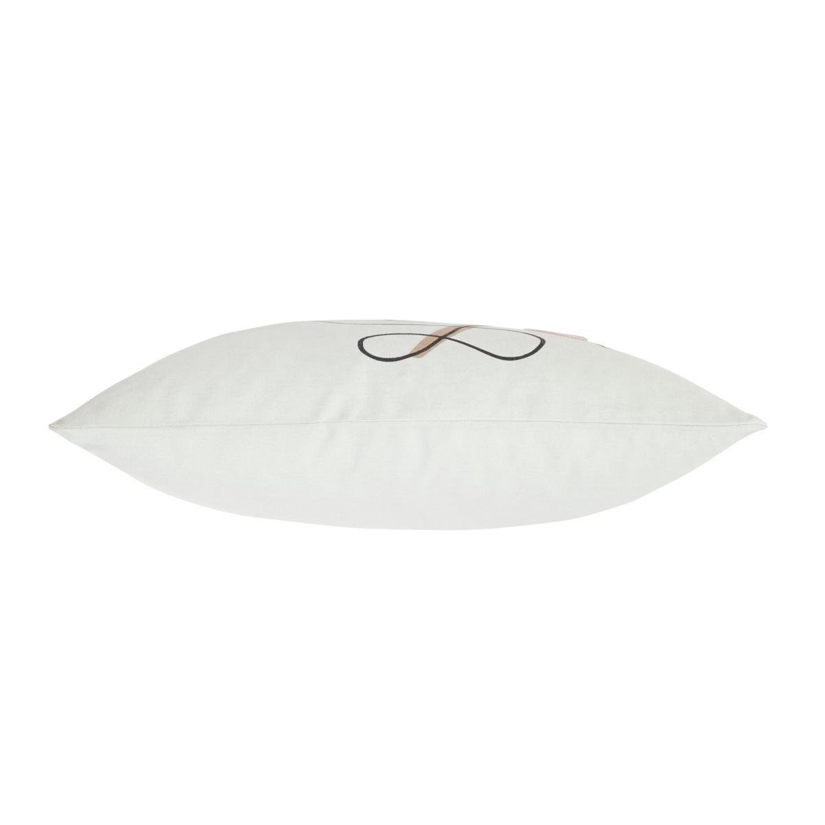 Retreat Abstract Natural Cushion Brown, Pink and White – image 3
