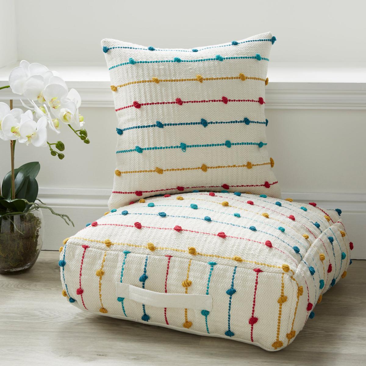 Harley Floor Cushion Multicoloured MultiColoured – image 5