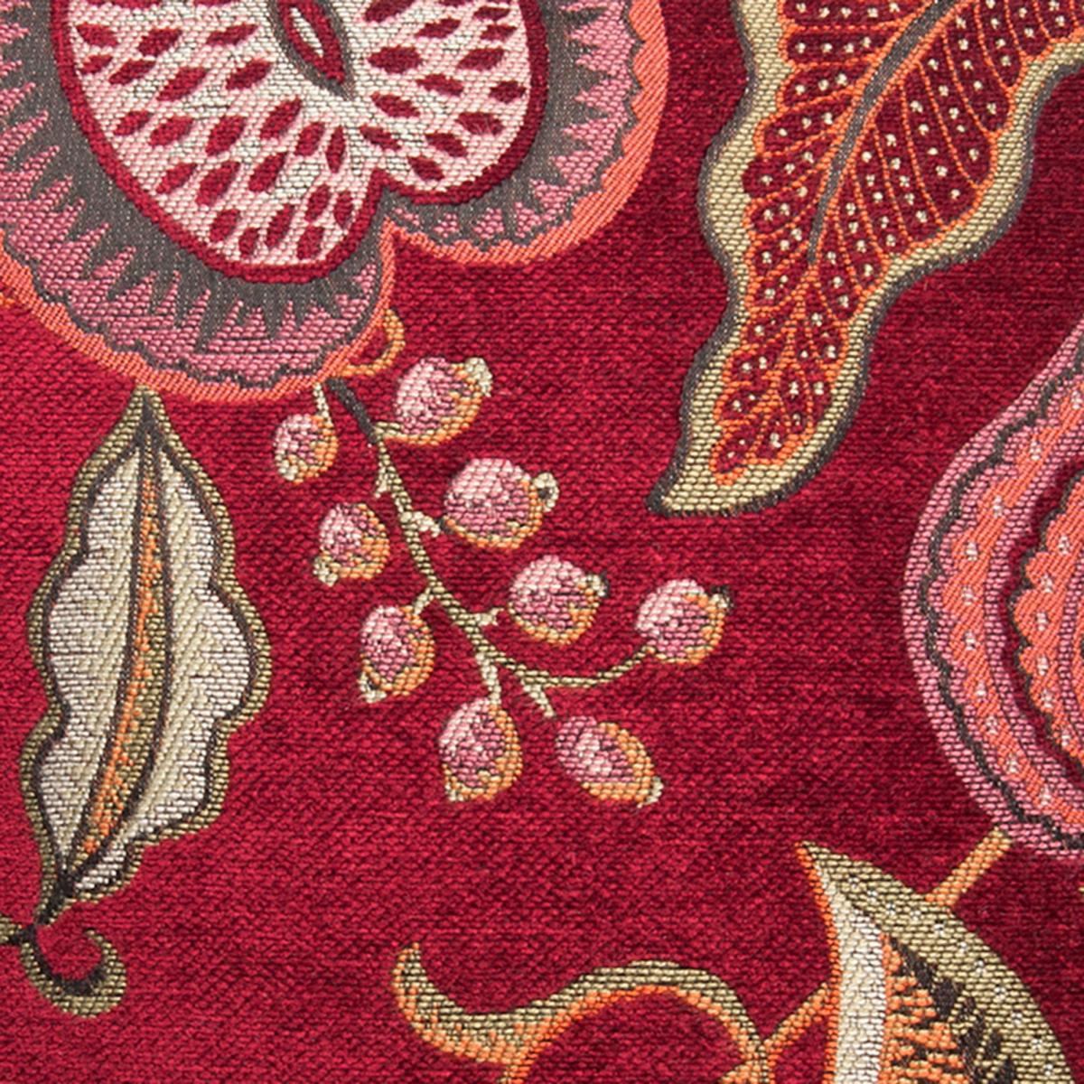 Summer Fruits Red Cushion Cover Red, Yellow and White – image 2