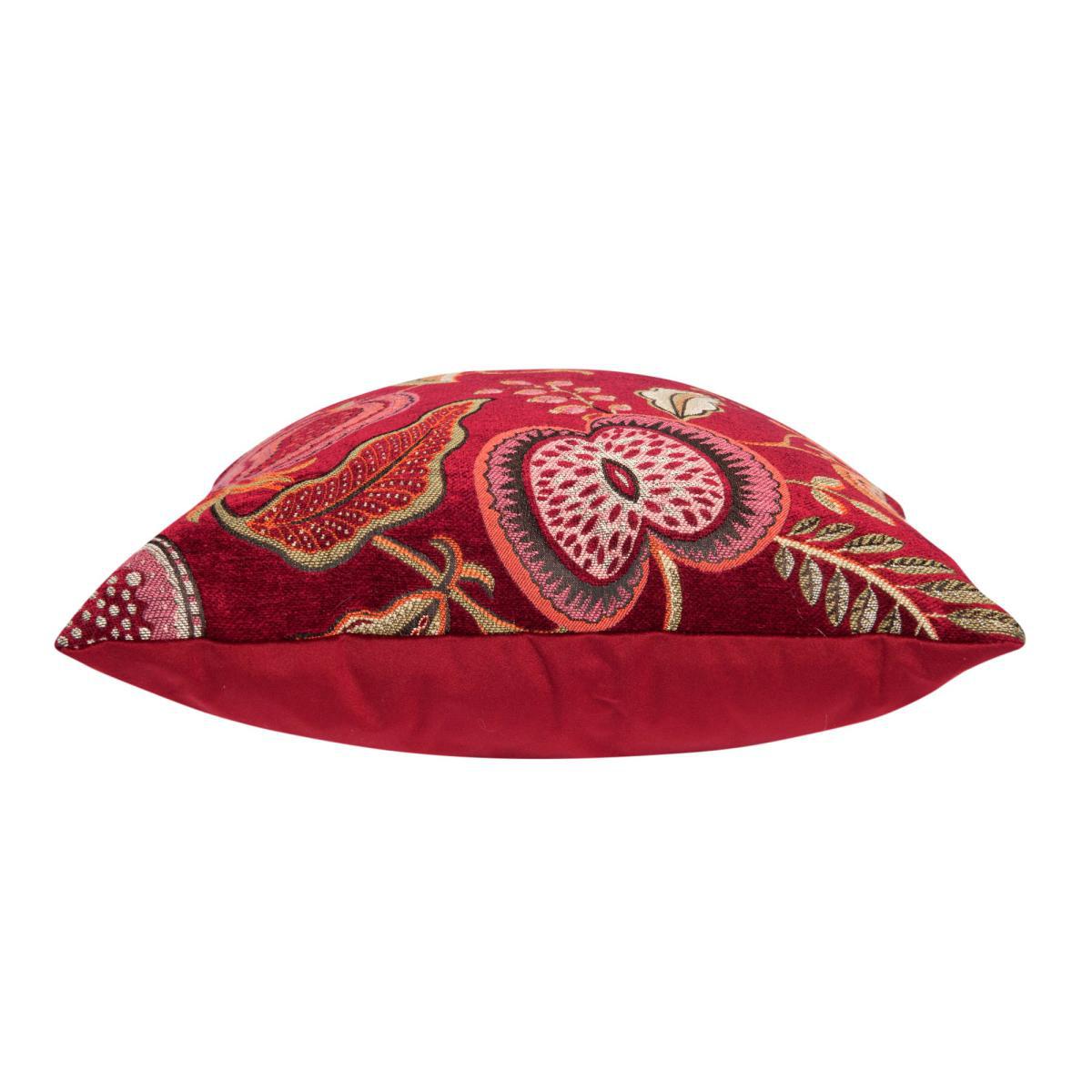 Summer Fruits Red Cushion Cover Red, Yellow and White – image 4