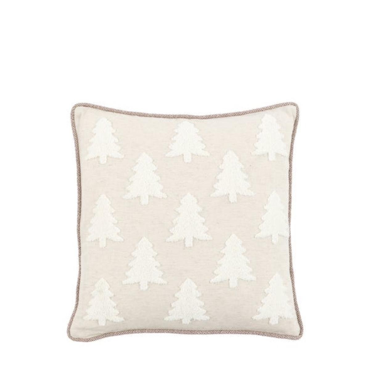 Christmas Tree Stitched Pattern Square Cushion – image 4