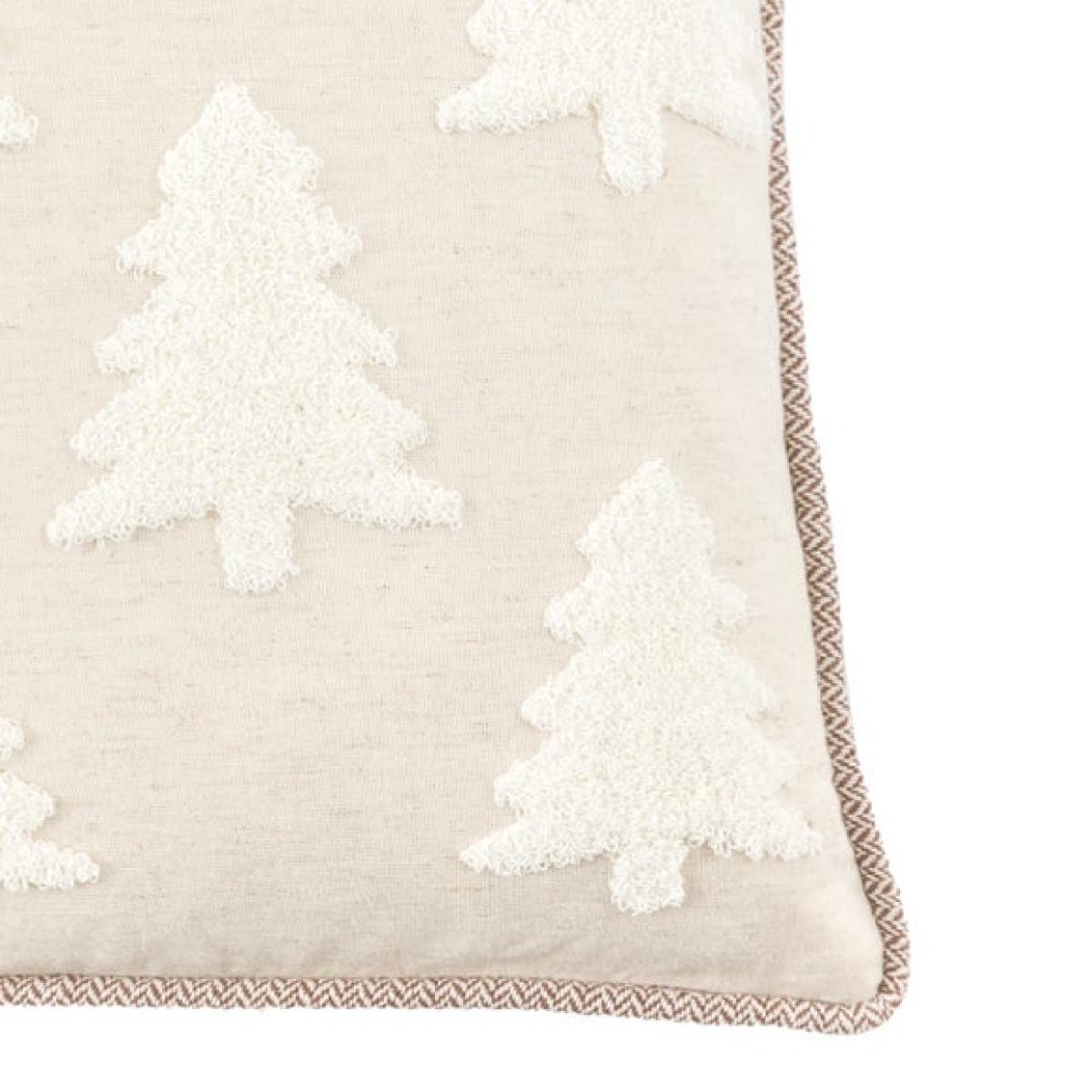 Christmas Tree Stitched Pattern Square Cushion – image 5