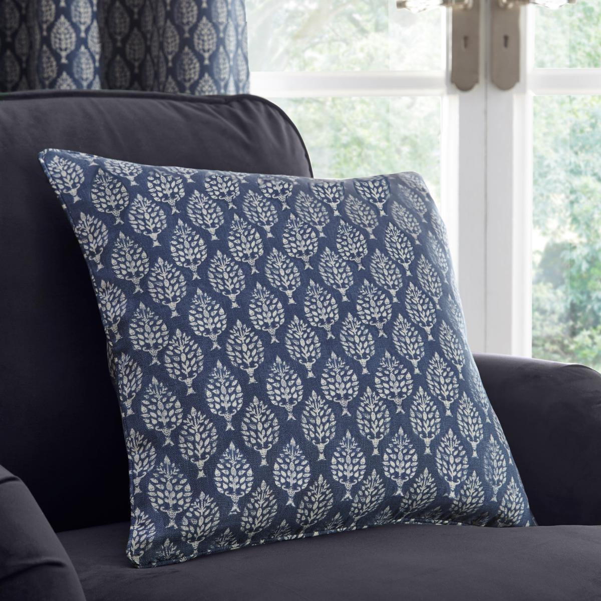 Connor Tree Cushion Folkstone Blue – image 1