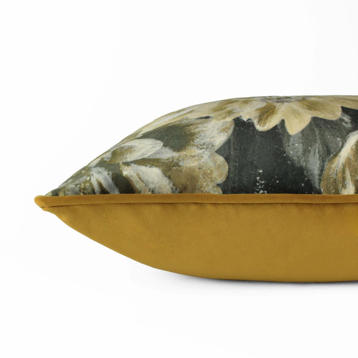 Evans Lichfield Printed Floral Cushions Yellow/Green/White – image 4