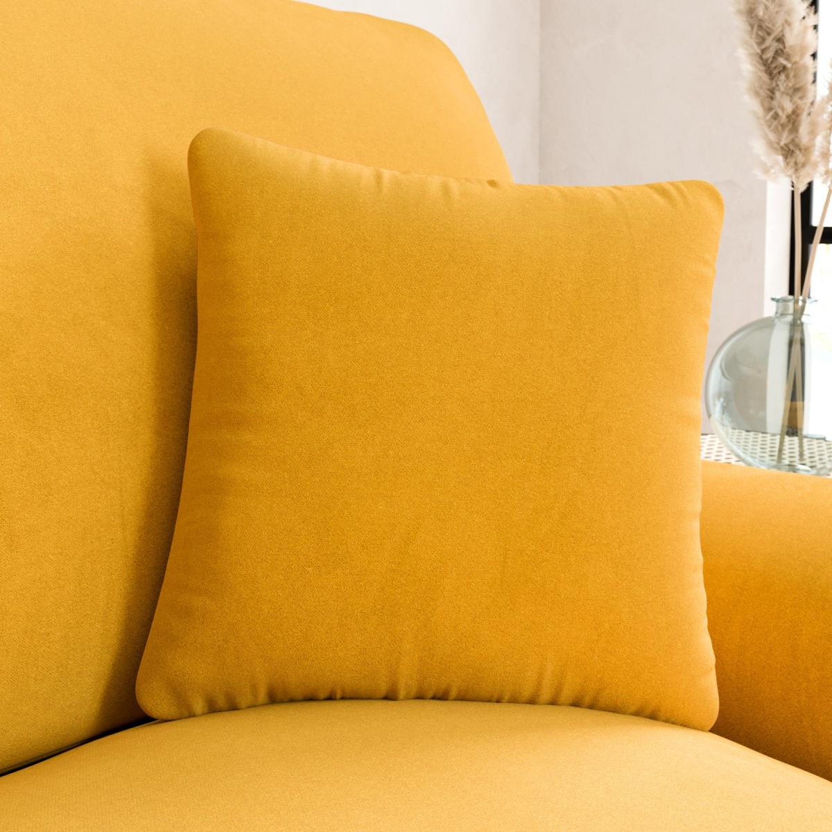 Luxury Velvet Standard Scatter Cushion Old Gold Luxury Velvet Old Gold – image 1