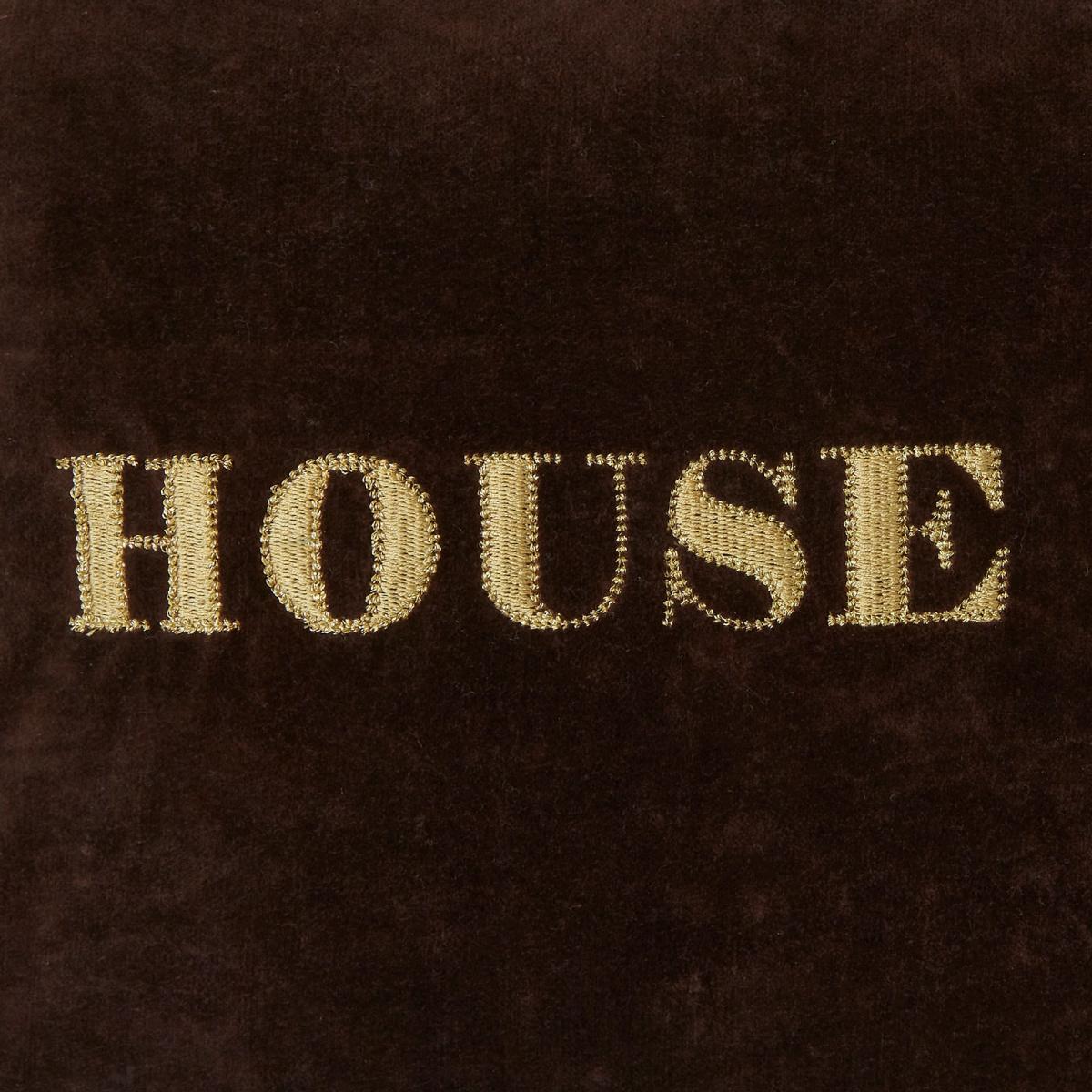House of Fun Cushion Brown – image 1