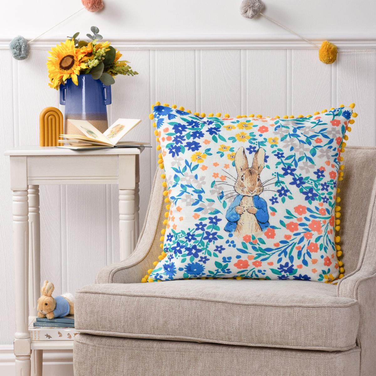 Peter Rabbit™ Florelli Cushion MultiColoured – image 1