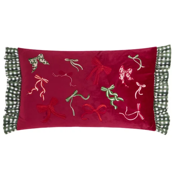 Furn. Ditsy Bows Rectangle Cushion – image 2