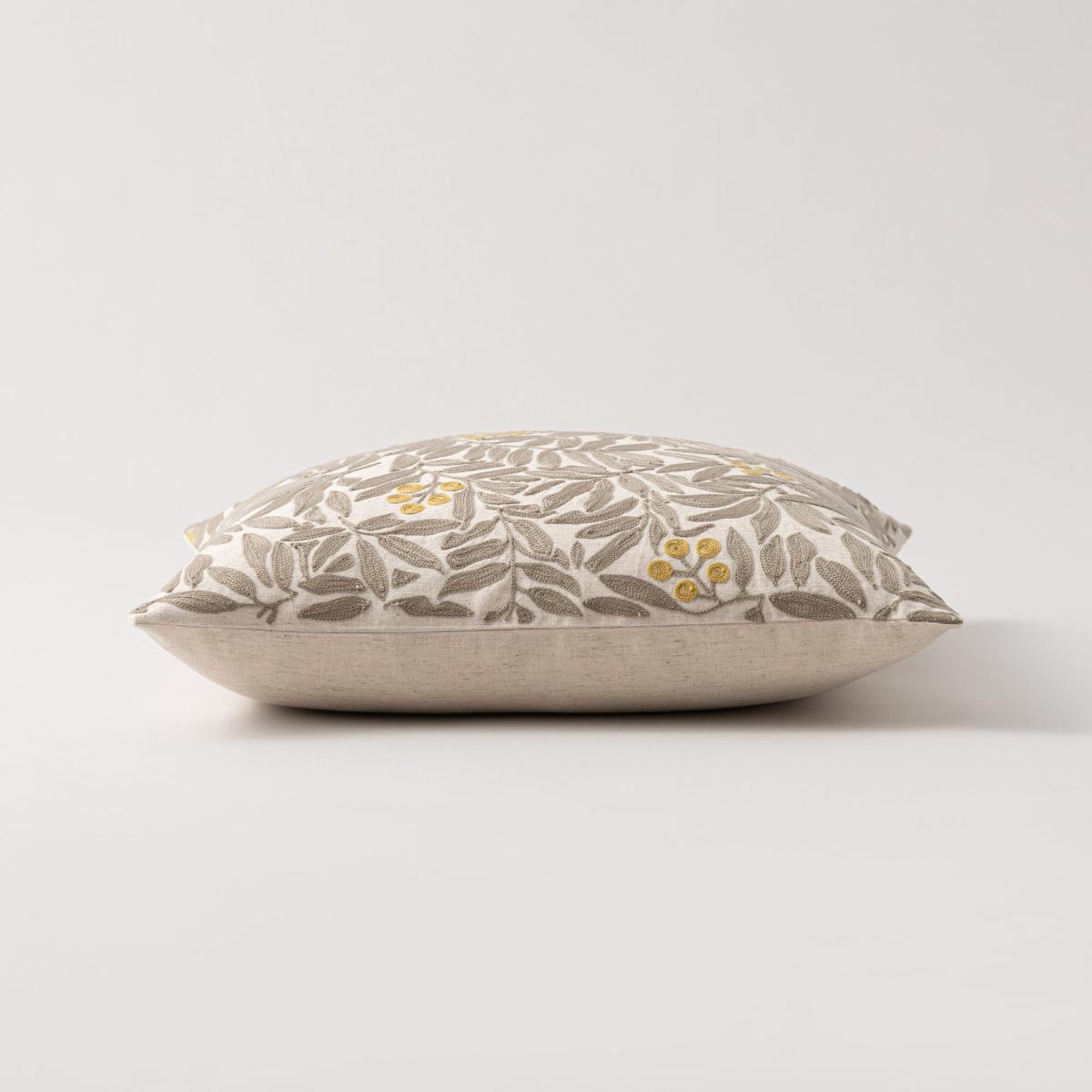 Coleton Embroidered Cushion Natural – image 2
