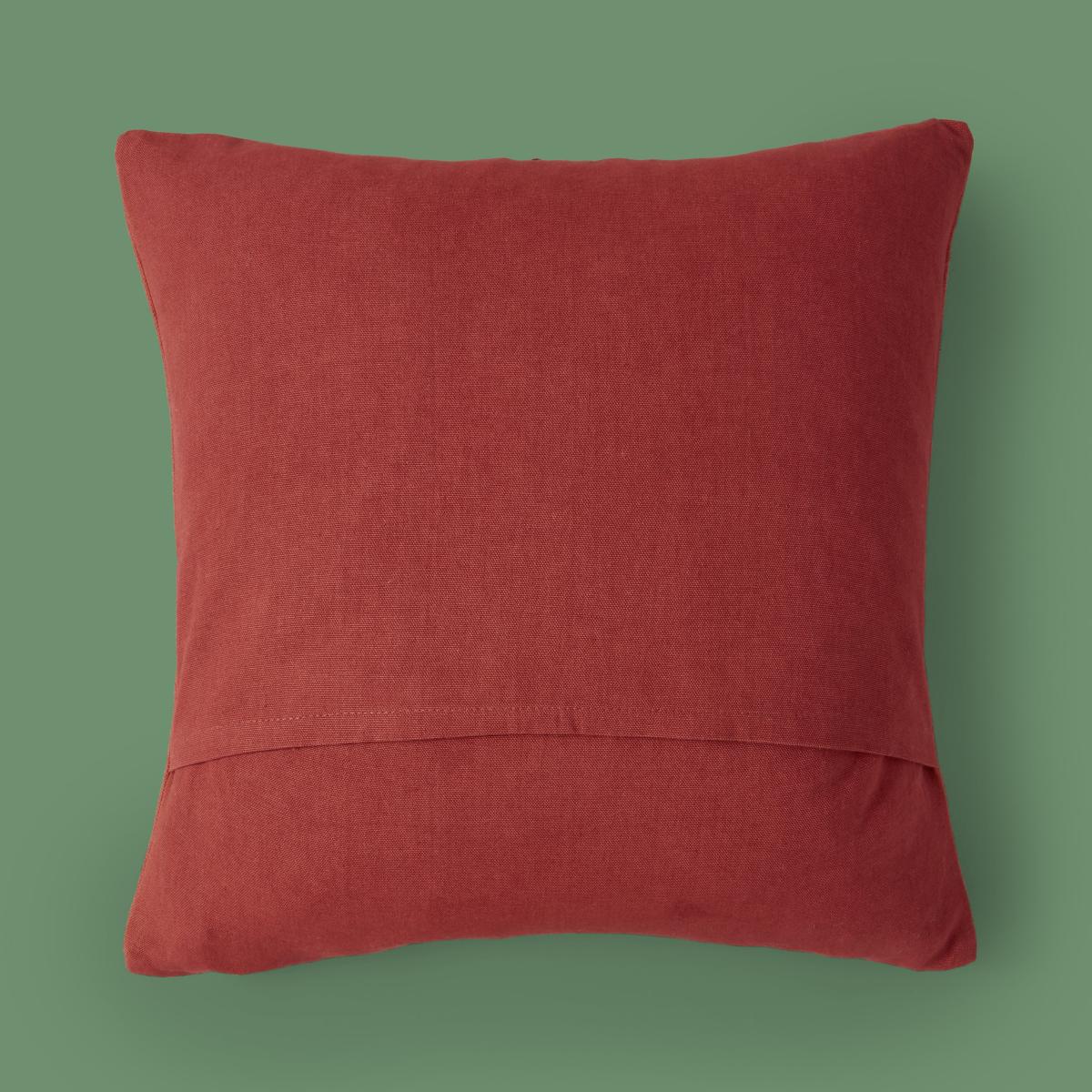 Unicorn Embroidered Cushion Red – image 5