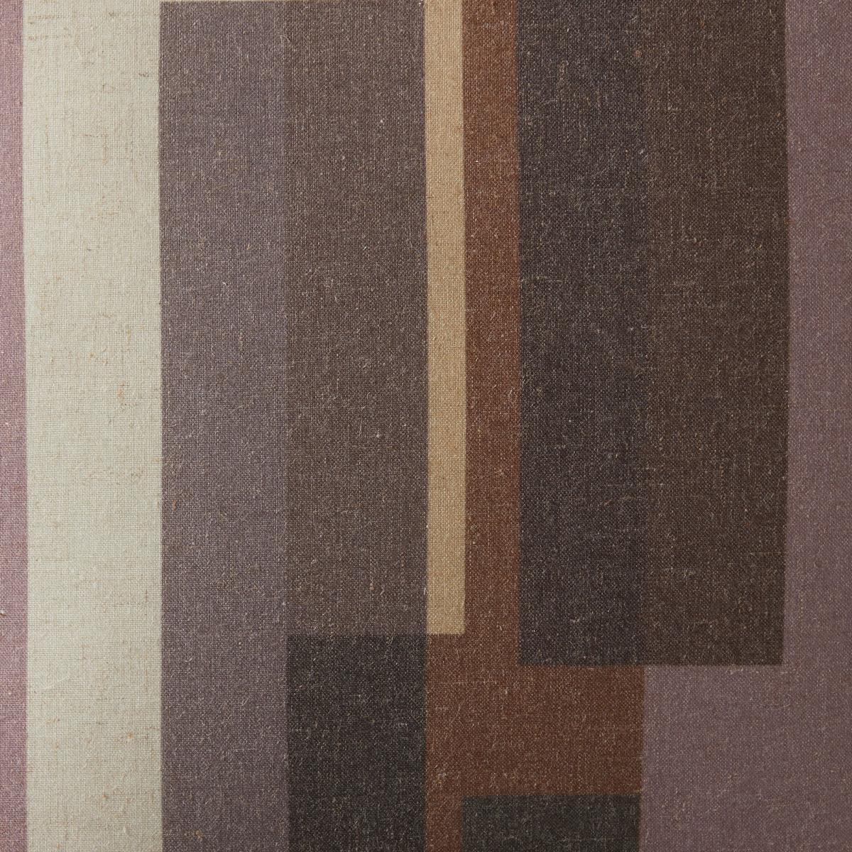 Bauhaus Style Abstract 5 Cushion Brown, Pink and White – image 2
