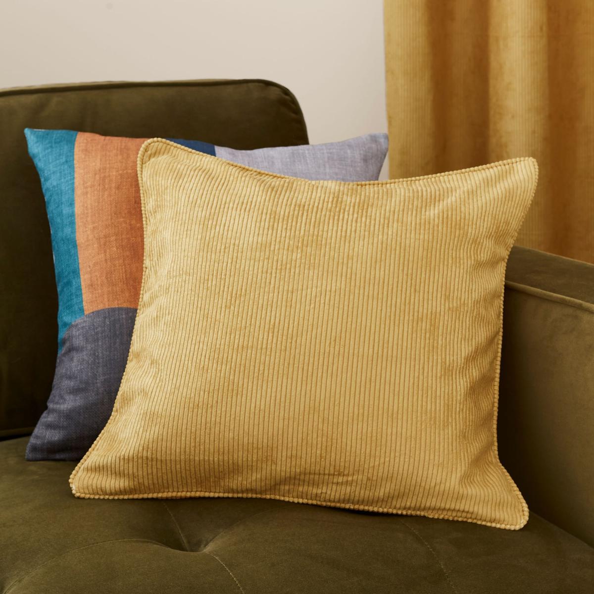 Elements Cord Cushion Ochre – image 1