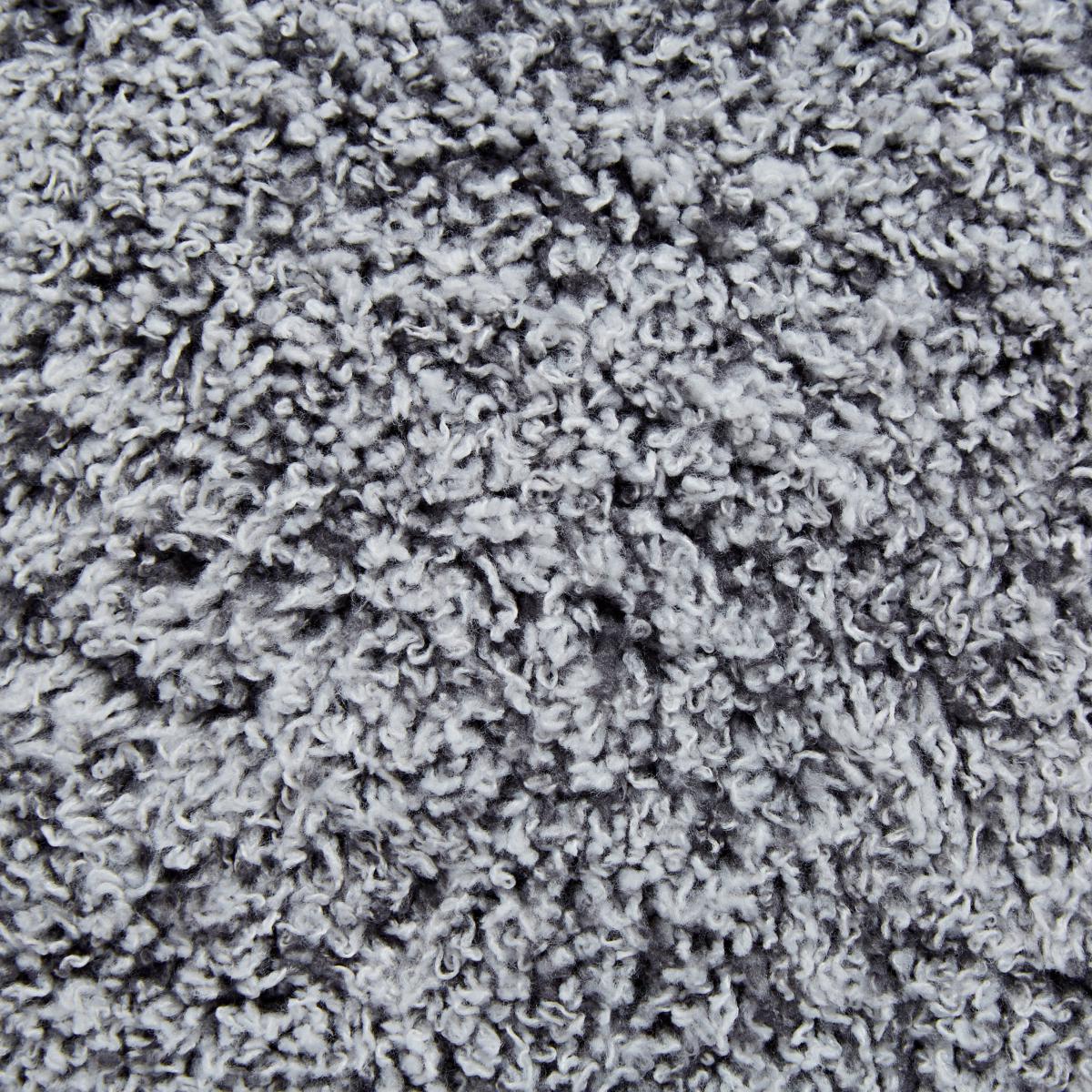 Teddy Bear Feather Soft Marl Cushion Grey – image 4