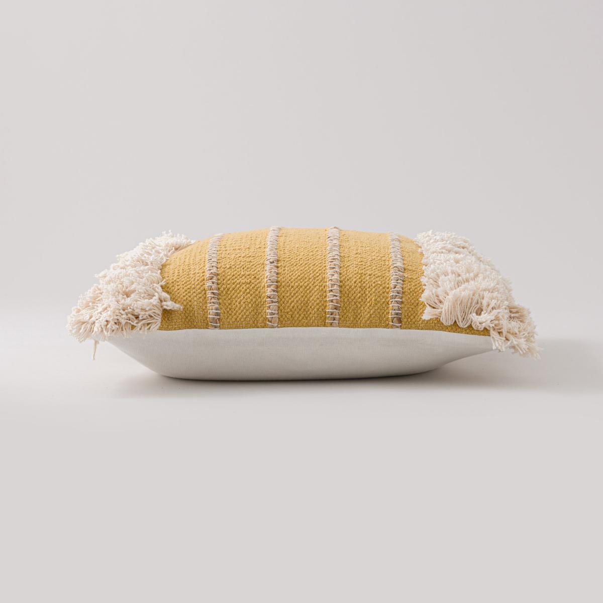 Luanda Tufted Ochre Cushion Ochre – image 4