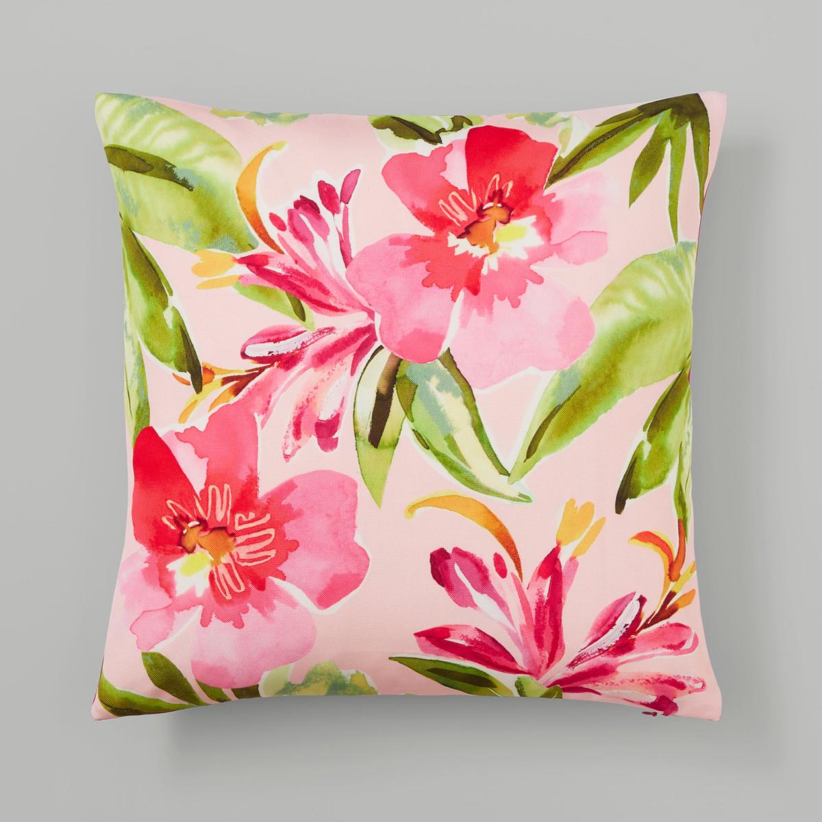 Tropical Pink Outdoor Square Cushion – image 3