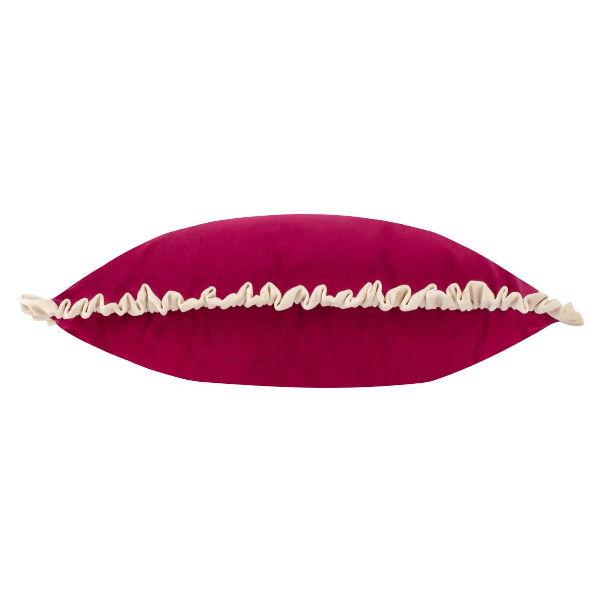 furn. Cest La Vie Rectangle Cushion Berry (Red) – image 3
