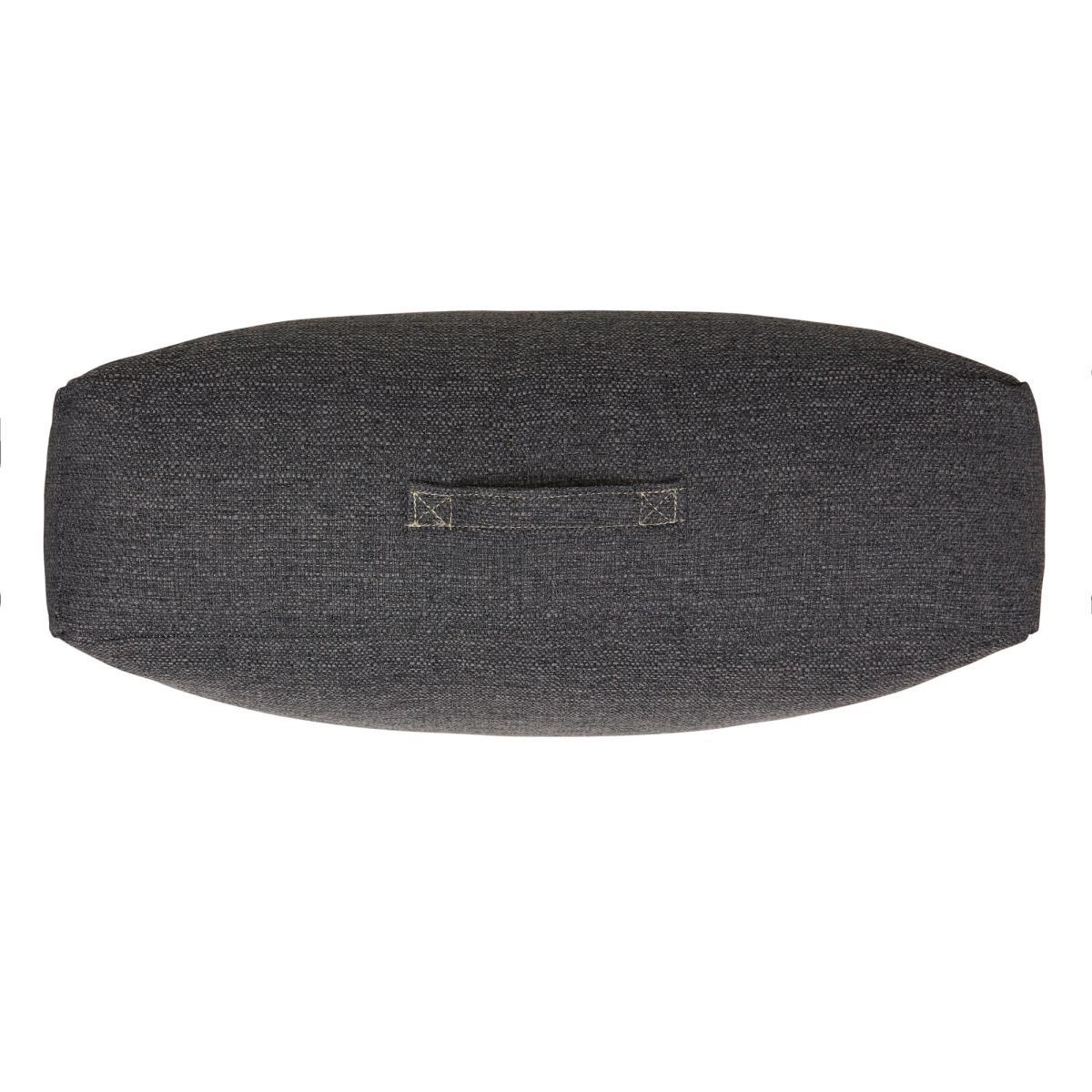 Slub Slate Floor Cushion Grey – image 2