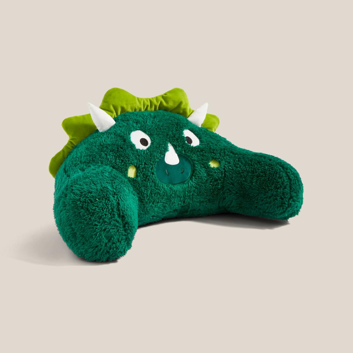 3D Dinosaur Cuddle Cushion Green – image 4