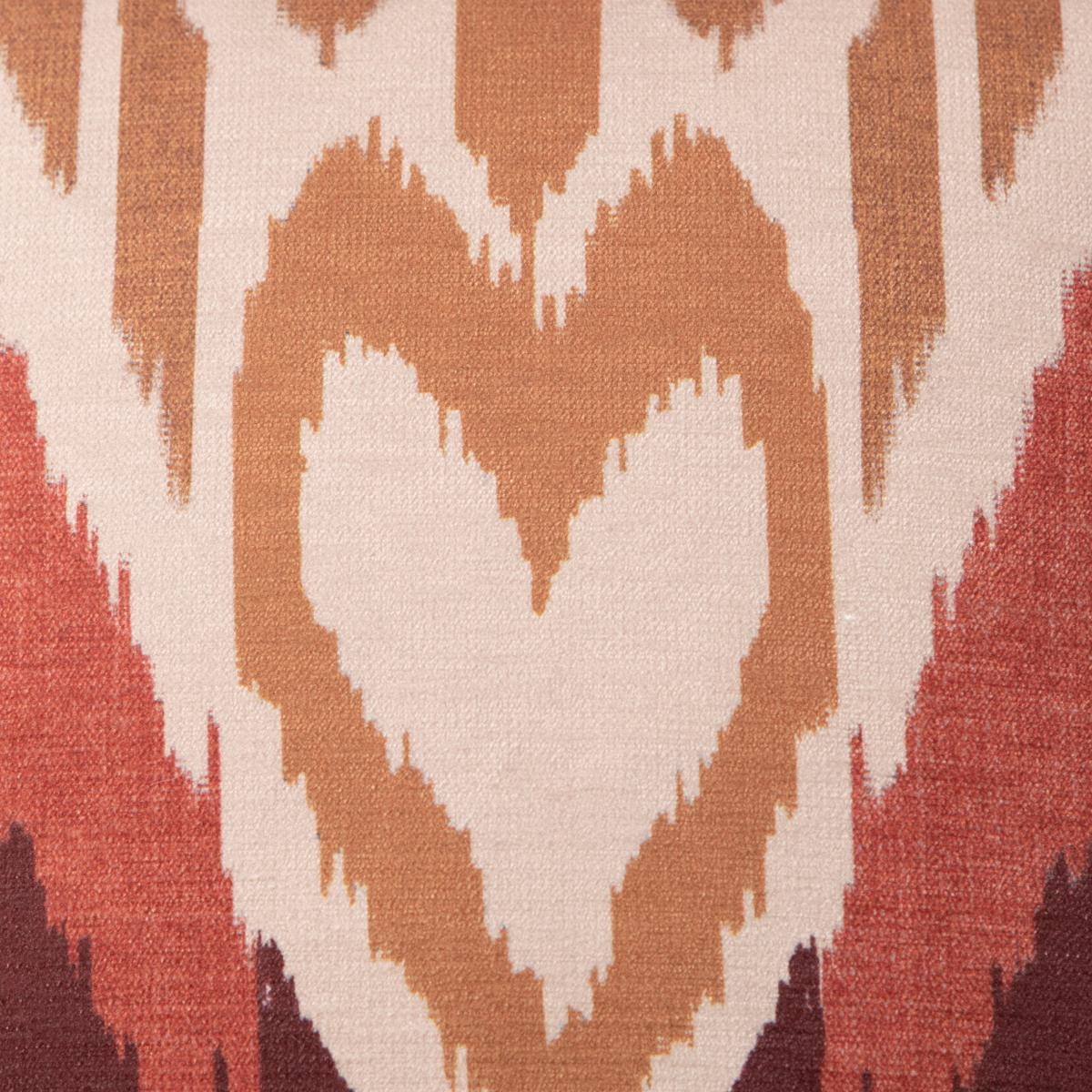 Luxe Traveller Ikat Square Cushion Brown/White – image 3