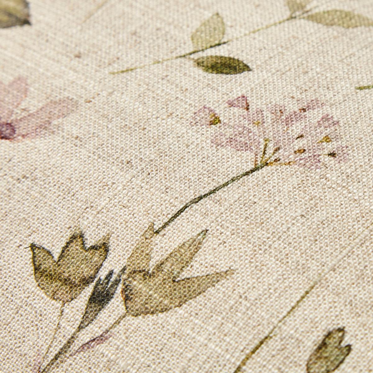 Pressed Floral Cushion Natural – image 4
