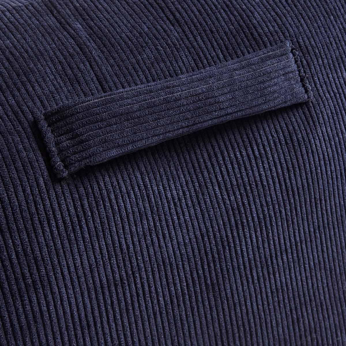 Cord Cuddle Cushion Blue – image 2