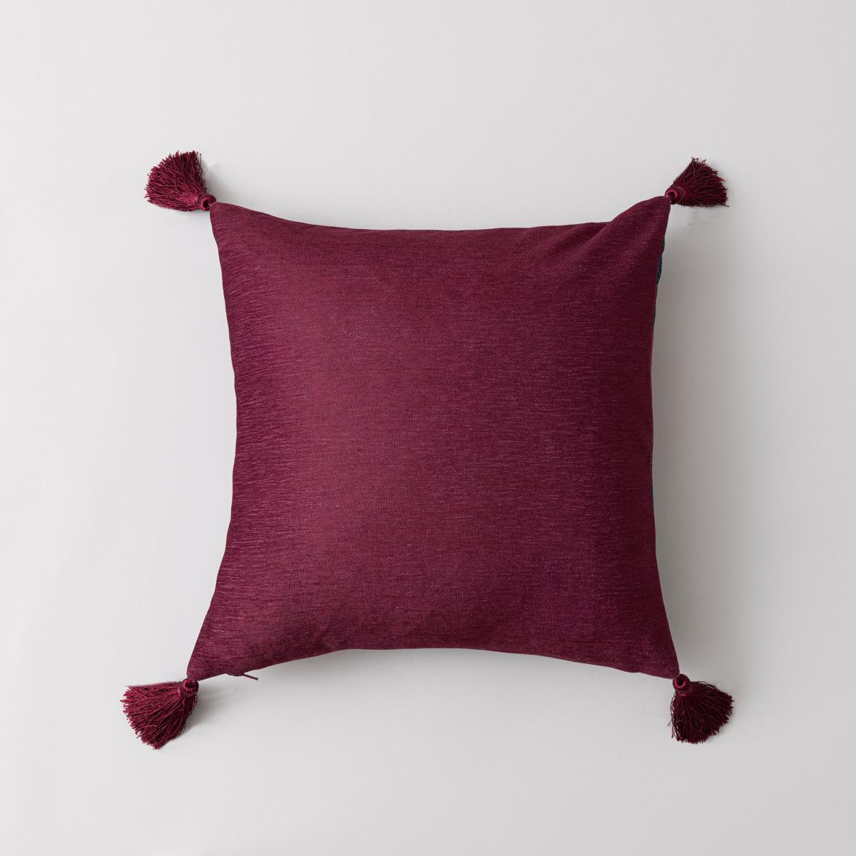 Mabira Cranes Cushion Merlot – image 5