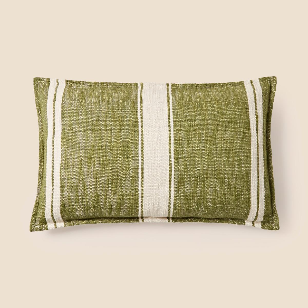 Churchgate Mallory Striped Rectangular Cushion Olive – image 2