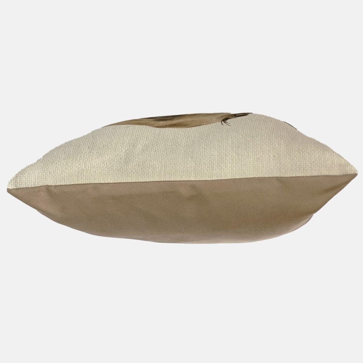 Christine Varley Whippet Square Cushion Brown – image 3