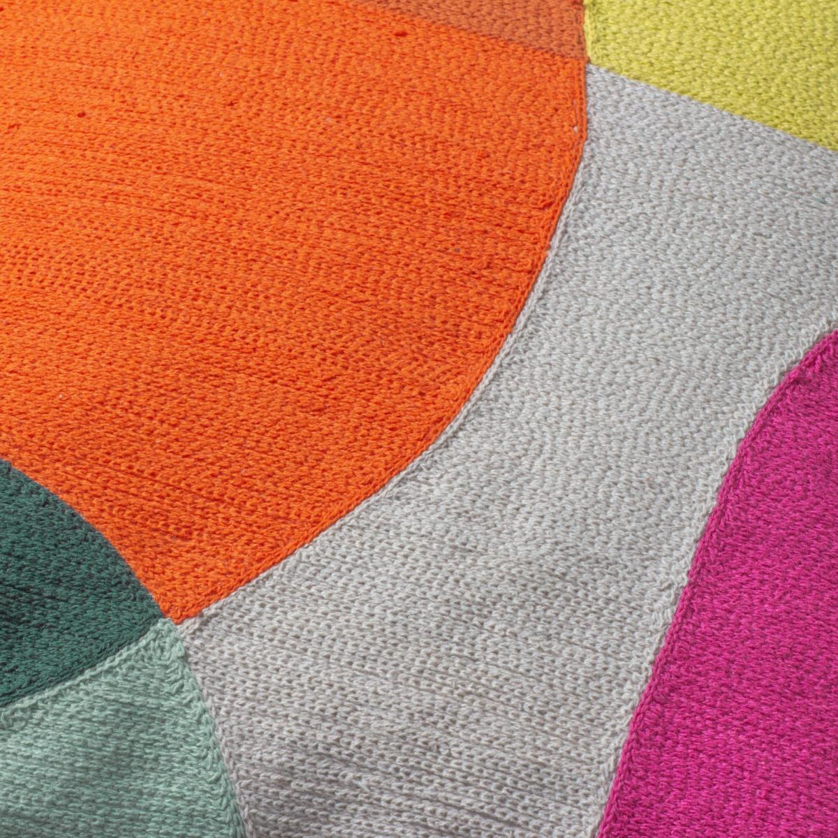 furn. Anjo Cushion Natural White/Pink/Orange – image 4