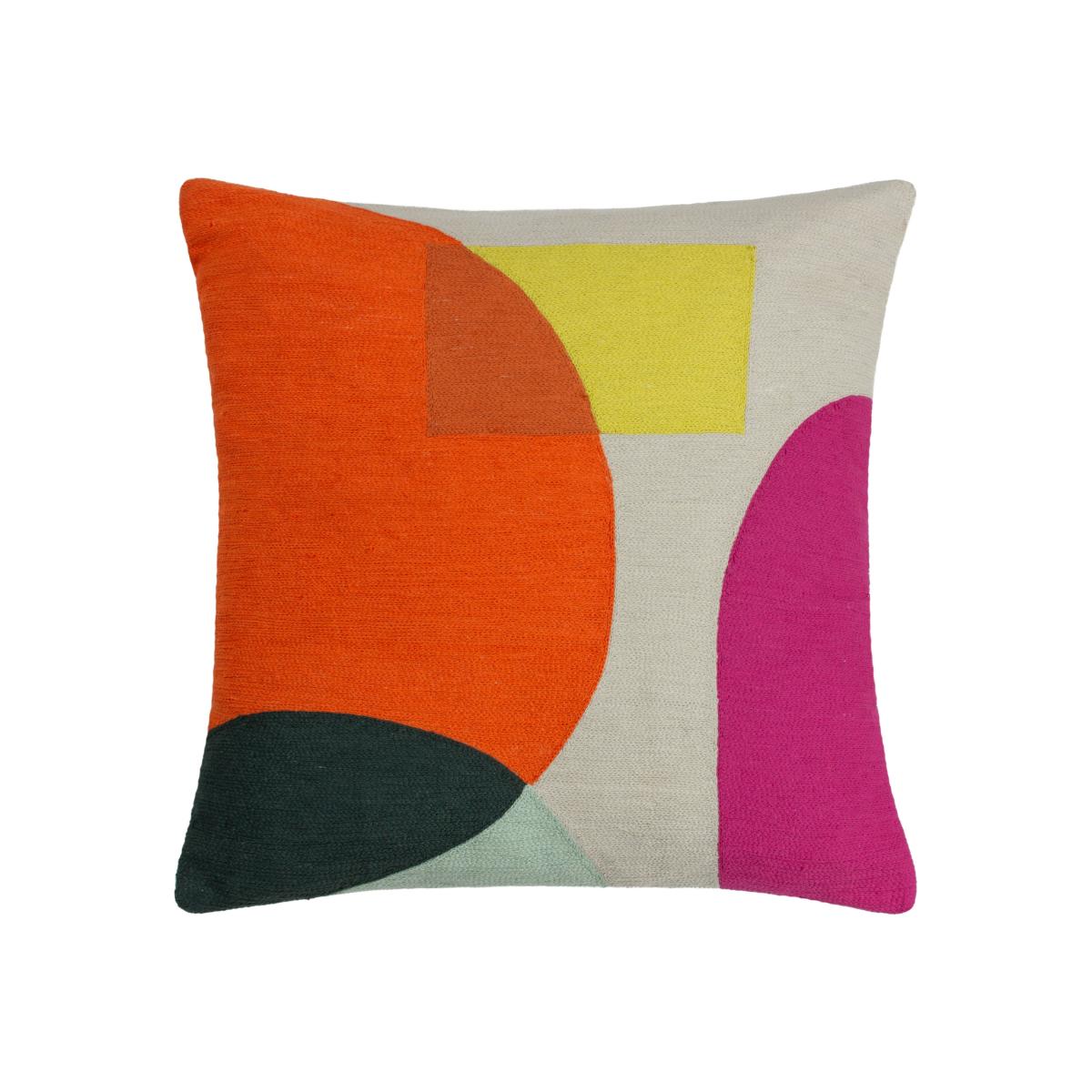 furn. Anjo Cushion Natural White/Pink/Orange – image 1