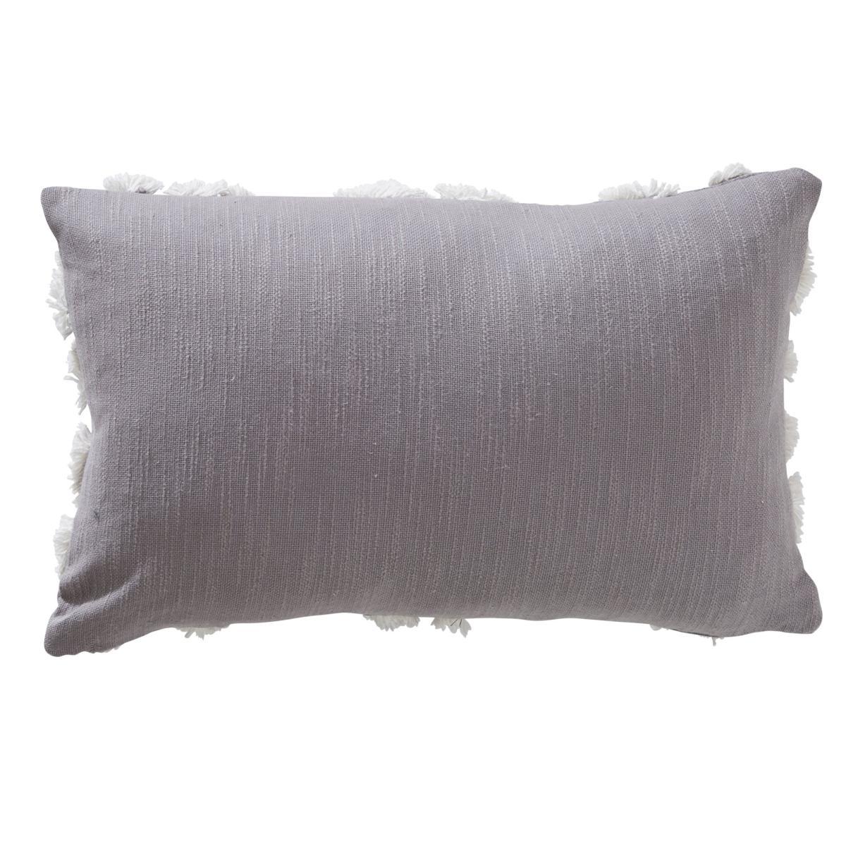 Oslo Tufted Grey Cushion Grey – image 4