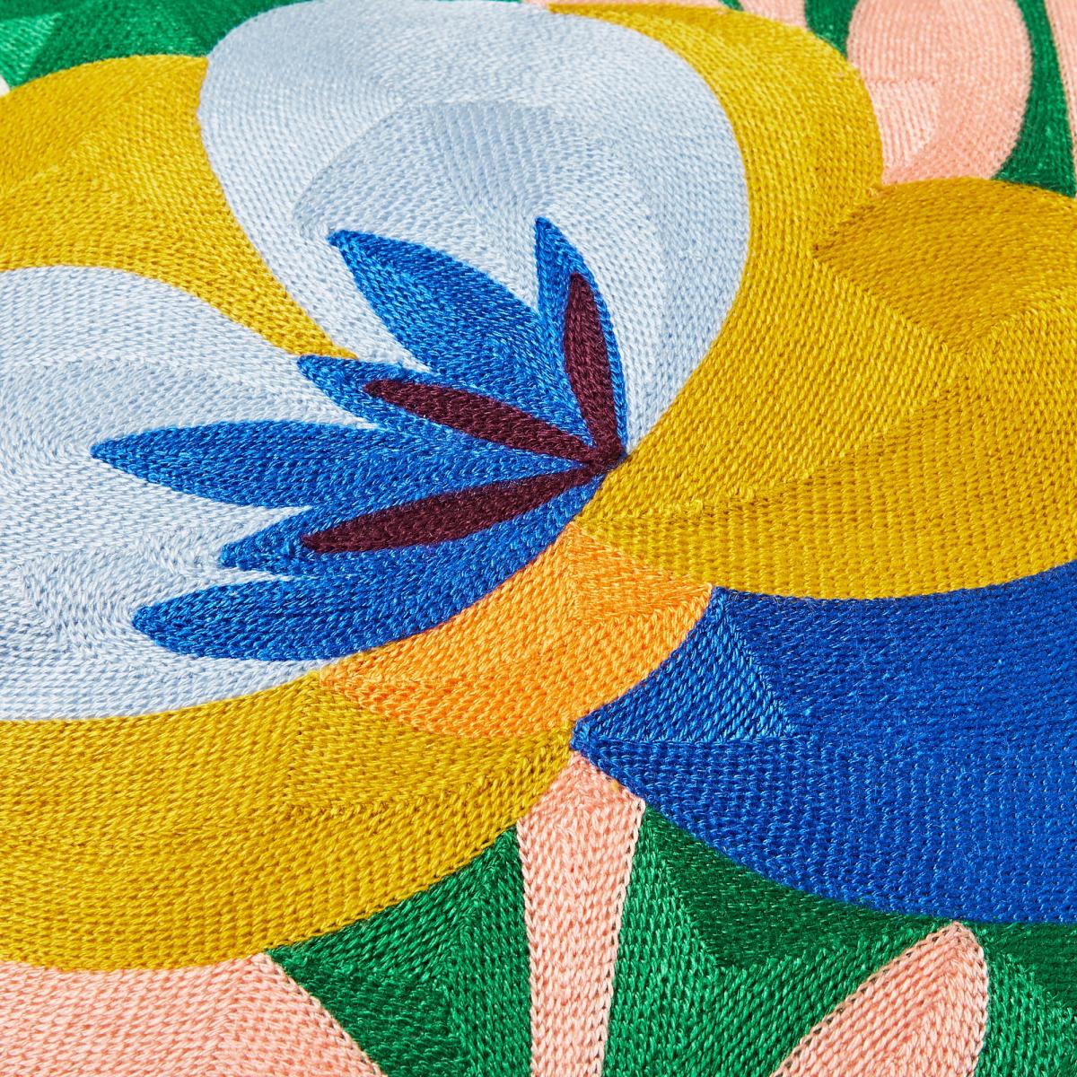 Elements Fieldsley Floral Crewel Square Cushion MultiColoured – image 5