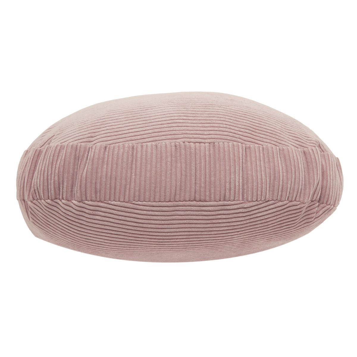 Oval Corduroy Cushion Purple – image 2
