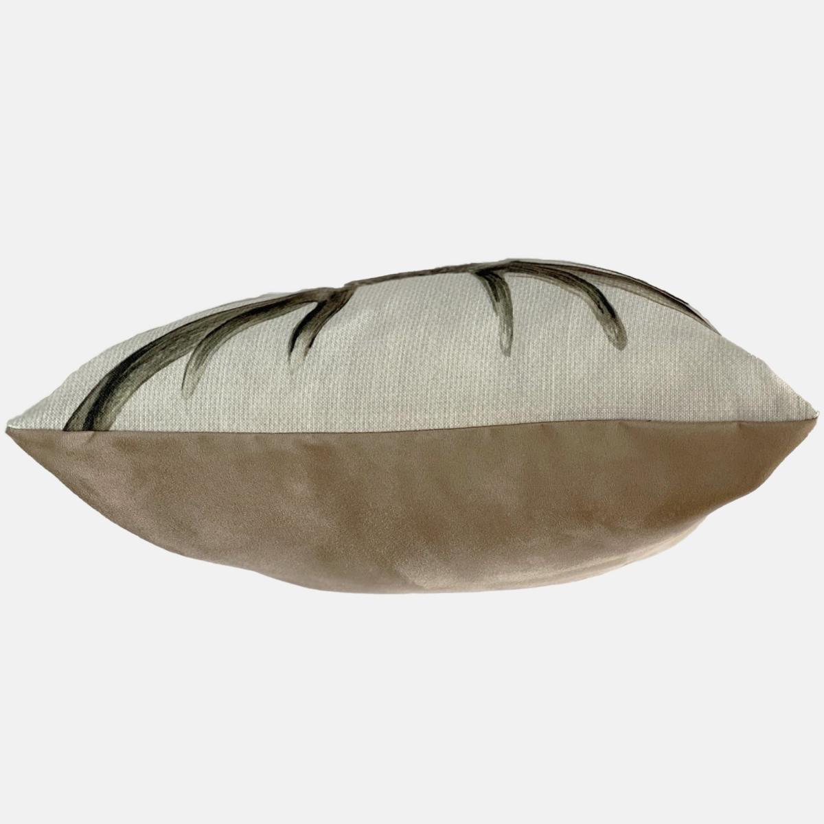 Christine Varley Wild Stag Square Cushion Grey – image 3