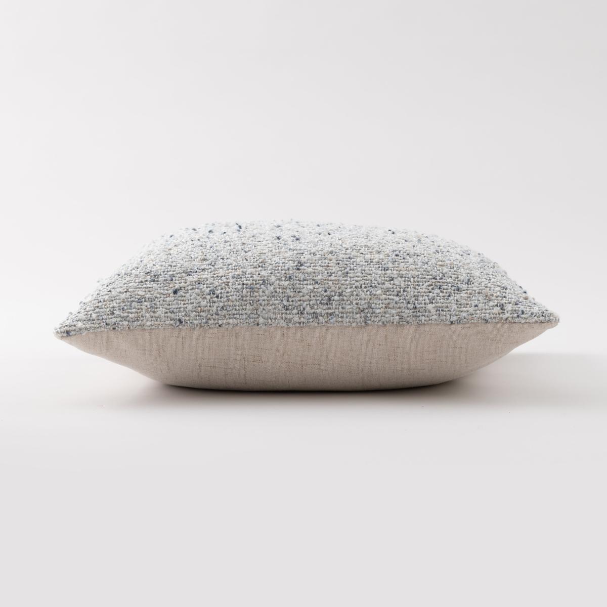 Mabel Tonal Boucle Cushion Light Blue – image 3