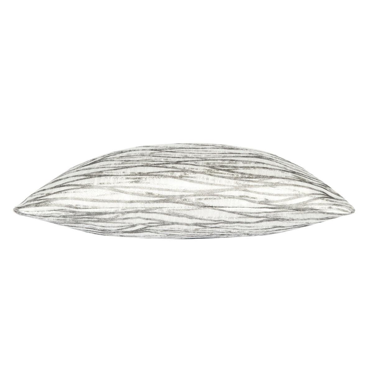 Linear Stripe Silver Cushion Cover Silver – image 3