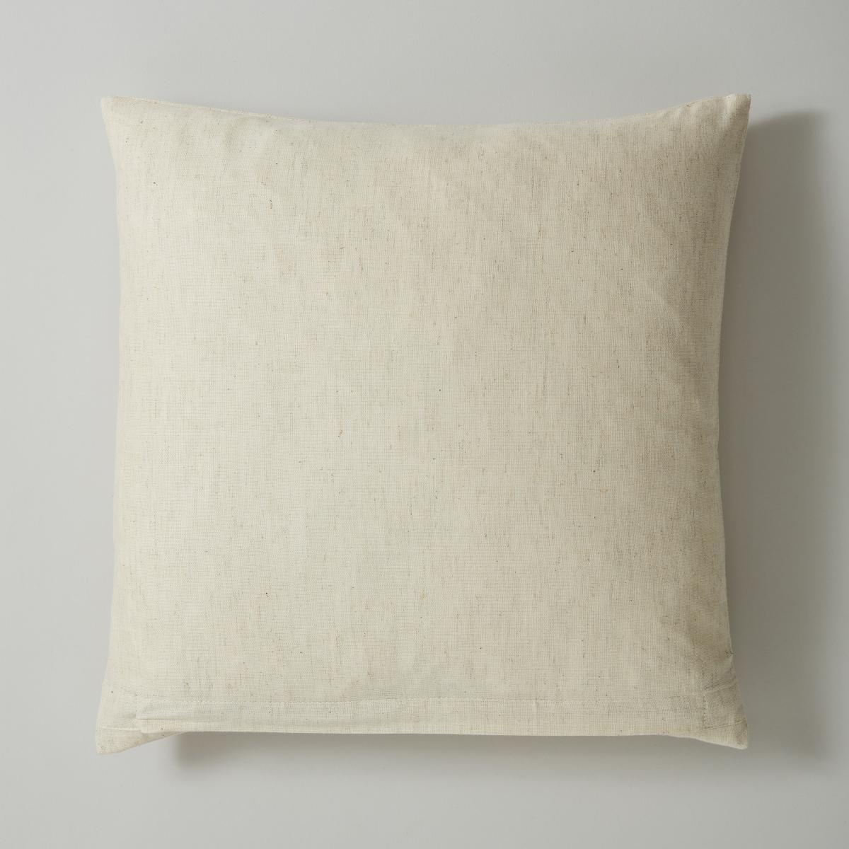 Embroidered Chickens Cushion Natural – image 5