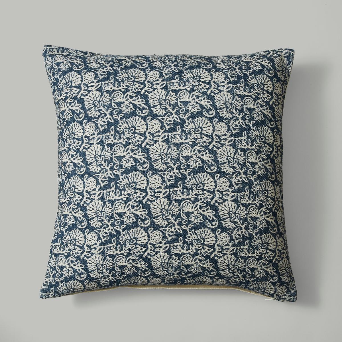 Shibori Print Navy Square Cushion – image 3