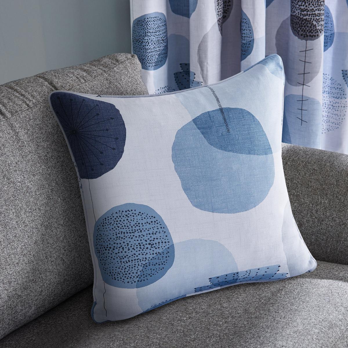 Elements Dandelion Cushion Blue – image 1