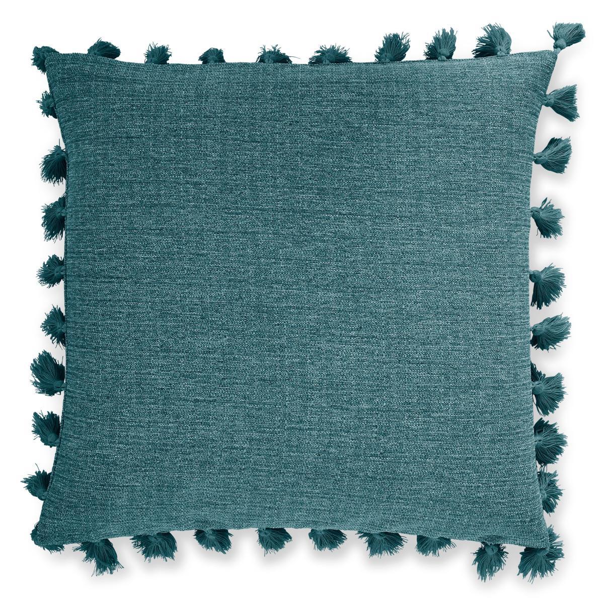 Tassel Cushion Grey – image 3