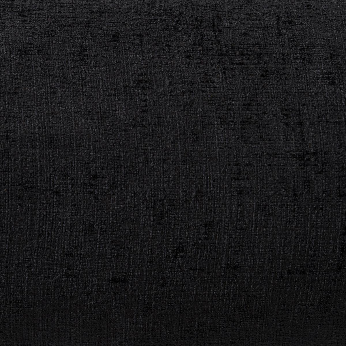 Chenille Bolster Cushion Black – image 4